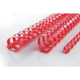 Grzbiety do bindowania plastikowe GBC Combs, A4, 6 mm, czerwone , 100 szt. 4028213