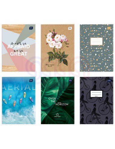 Zeszyt A4 96k. linia UV mix wzorów INTERDRUK 7378