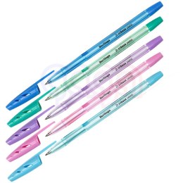 Długopis kulkowy Tribase Pastel, niebieski, 0,7 mm, mix kolorów 265897/91736 Berlingo