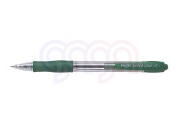 Długopis olejowy automatyczny PILOT SUPER GRIP zielony PIBPGP-10R-G