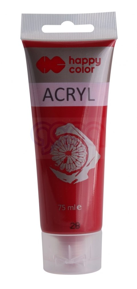Farba akrylowa 75ml , karminowy, Happy Color HA 7370 0075-28