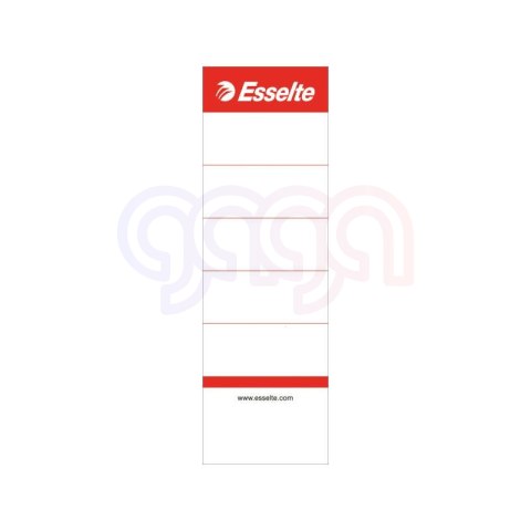 Etykiety grzbietowe do segreg. ESSELTE 75 mm, biały, 100 szt., 81080